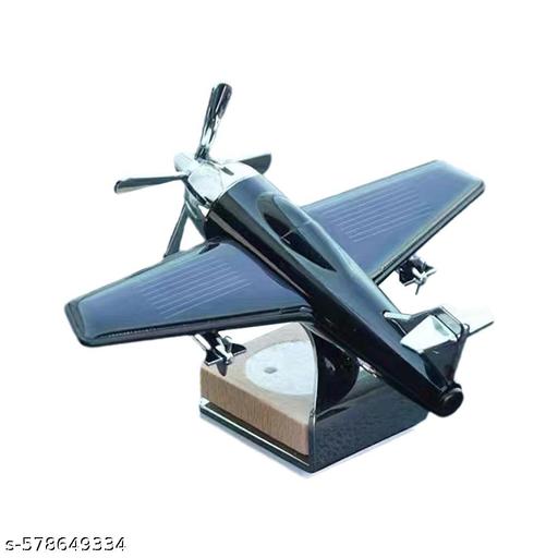 partizano LAVNDER AIR FRESHENER Car Freshener Diffuser Car Aroma Diffuser Air Freshener Perfume Solar Power | Car Dashboard Aeroplane Decoration With Perfume silver Black