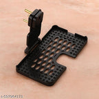 Multipurpose Plastic 3 Pin Plug Holder and Stand – Durable Wall Mount Socket Organizer for Home & Office