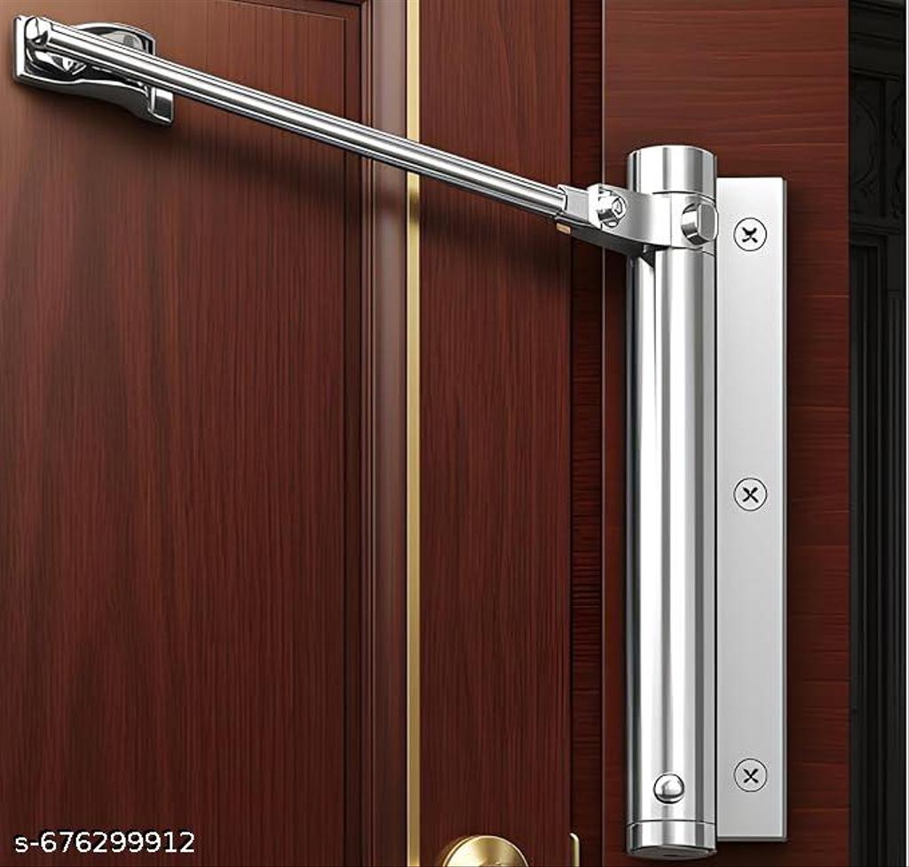 Spinfluencs Heavy-Duty Spring Door Closer | Automatic Self-Closing Door Kit | Adjustable Speed, Easy Install, for Residential & Light Commercial Use | Door Closer for Home & Office