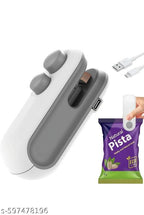 Mini Portable Sealing Machine | Handy Snack Packet Sealer | Battery Operated Heat Sealer for Kitchen, Snacks & Food Storage