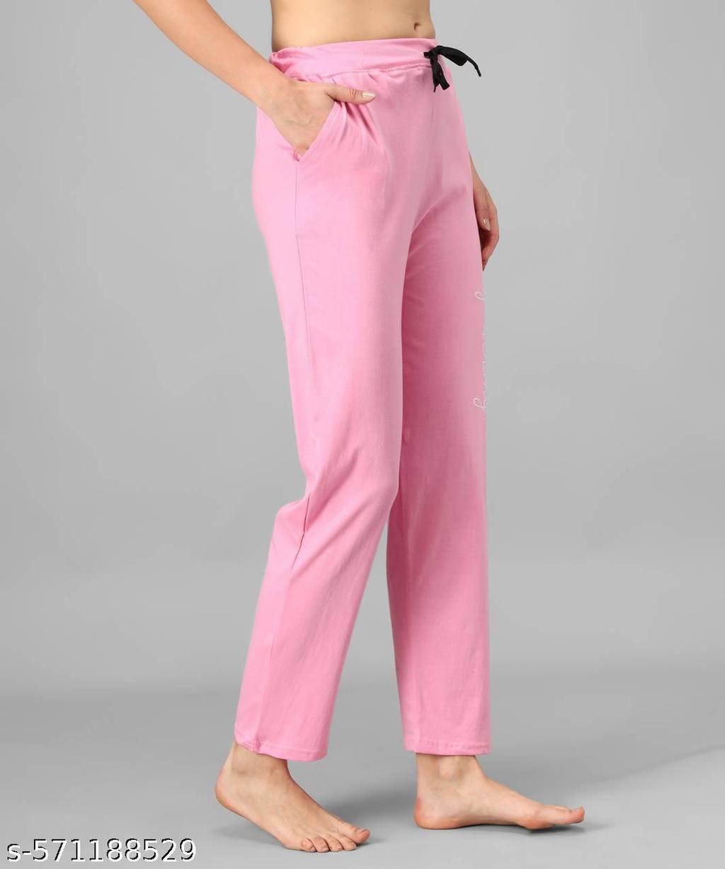 Classy And Trending Pure Cotton Women Printed Pyjama -Pack Of 2