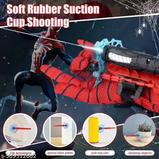 Spider Web Launcher Toy – Cosplay Gloves with Web Shooter