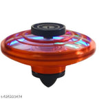 Mini UFO Spinner Flying Toy(RED), Magic Mini UFO Boomerang Mini Pro Flying Spinner Fidget Toys for Boys Girls, Kids Adult Indoor Outdoor USB Rechargeable Built-in RGB Lights(RED, Pack of 1)