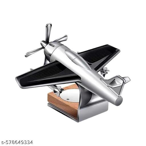 partizano LAVNDER AIR FRESHENER Car Freshener Diffuser Car Aroma Diffuser Air Freshener Perfume Solar Power | Car Dashboard Aeroplane Decoration With Perfume silver Black