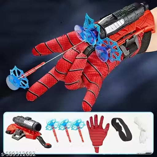 Spider Web Launcher Toy – Cosplay Gloves with Web Shooter