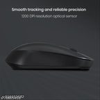 Portronics Toad 13 POR-1381 2.4 GHz Wireless Optical Mouse with USB Nano Receiver, 1200 DPI Resolution Optical Sensor(Black)