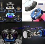 the Mini Speaker for Phone or Laptop | Mini Bluetooth Speaker with Bass high | Very Small Bluetooth Speaker for Travel | Portable Bluetooth Speaker with Lights  Sound | Great for Students and Working from Home