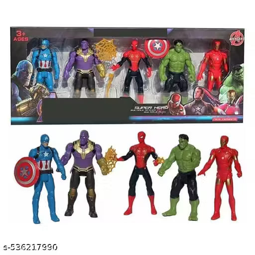Camin  Superhero Action Figure Toy Set of 5 Superheroes Toys | Action Figure Toys of 5