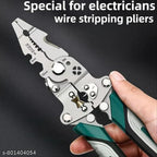 Multifunction Stainless Steel Wire Stripper/Wire Crimping Tool, Wire Cutter, Wire Crimper, Cable Stripper, Wiring Tools