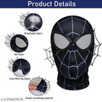 3D Spiderman Mask for Kids and Adults Superhero Cosplay Costume Mask with Lenses Role Play Halloween Christmas Masquerade