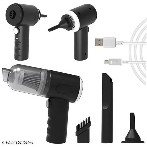 3-in-1 Portable Car Vacuum Cleaner – Wireless Handheld & Rechargeable