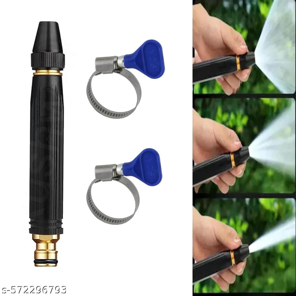 High Pressure Brass Jet Water Gun for Car, Bike & Garden