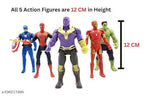 Camin  Superhero Action Figure Toy Set of 5 Superheroes Toys | Action Figure Toys of 5