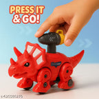 (Pack of -4) Monster Truck Toys for Kids Friction Powered Monster Truck Car Toy for Baby Push & Go Toys 4wd Monster Truck