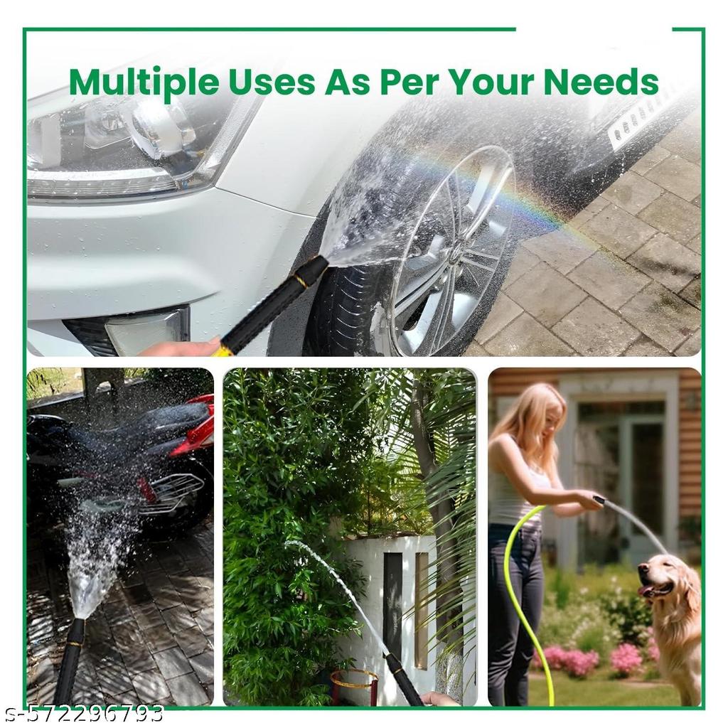 High Pressure Brass Jet Water Gun for Car, Bike & Garden