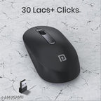 Portronics Toad 13 POR-1381 2.4 GHz Wireless Optical Mouse with USB Nano Receiver, 1200 DPI Resolution Optical Sensor(Black)