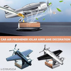 partizano LAVNDER AIR FRESHENER Car Freshener Diffuser Car Aroma Diffuser Air Freshener Perfume Solar Power | Car Dashboard Aeroplane Decoration With Perfume silver Black