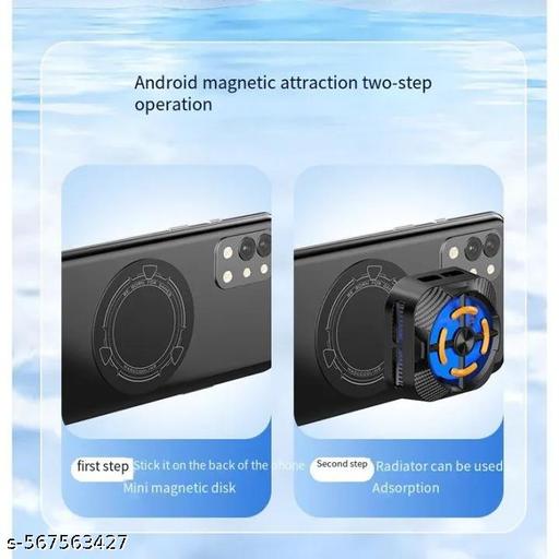 x79 Magnetic Phone Cooler | Instant Cooling Fan with Semiconductor Chip | Compact Radiator for All Smartphones